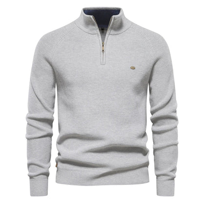 Pull Zippé À Col pour Hommes | Idéal pour Un Usage Quotidien Et Les Occasions Décontractées
