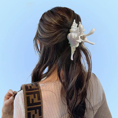Pince À Cheveux Avec Design Inspiré D’Un Coquillage Pour Femmes | Idéale Pour Les Coiffures D’Été