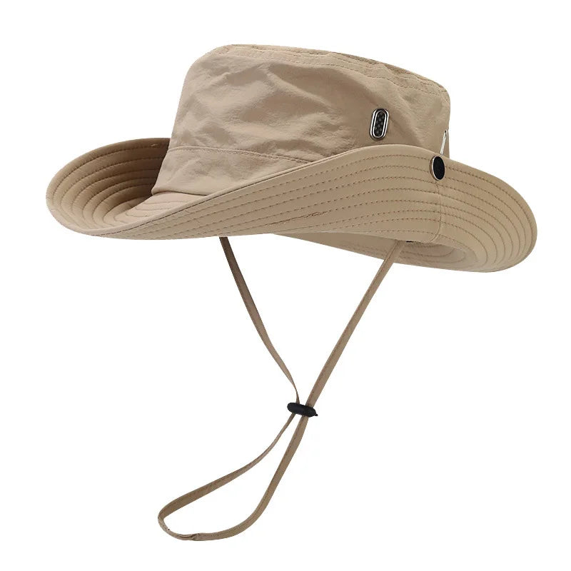 Chapeau De Soleil À Large Bord Avec Maille Respirante Pour Femme | Idéal Pour Les Activités En Extérieur