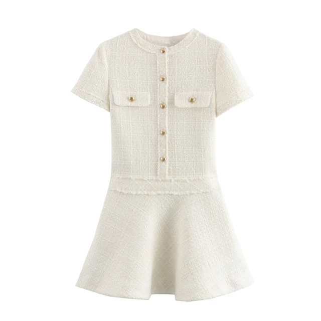 Robe Courte Coupe Ajustée Pour Femmes | Idéale Pour Les Journées D’Été Et Sorties