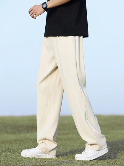 Pantalon Décontracté pour Homme avec Taille Élastique | Idéal pour les Journées d’Été et les Loisirs