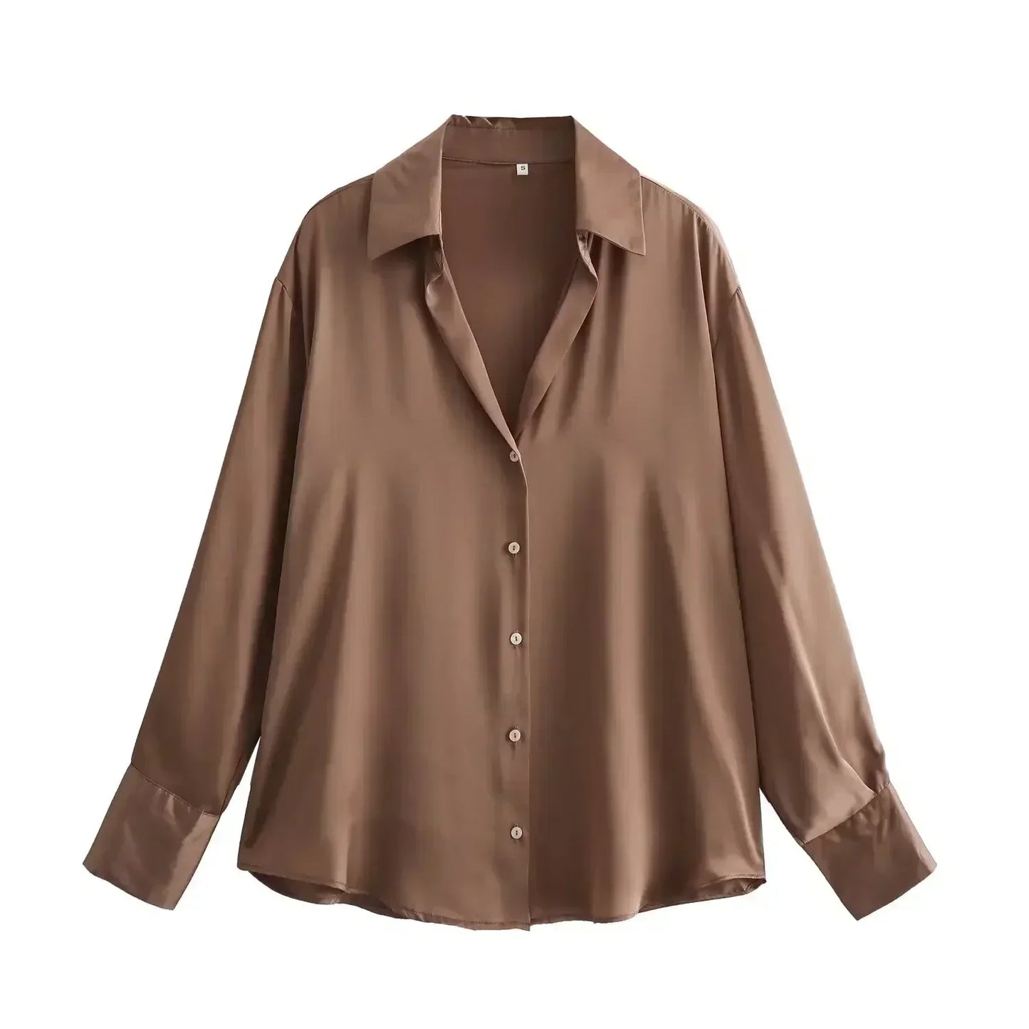 Blouse À Manches Longues Avec Coupe Ajustée Pour Femme | Idéale Pour Usage Quotidien Et Professionnel