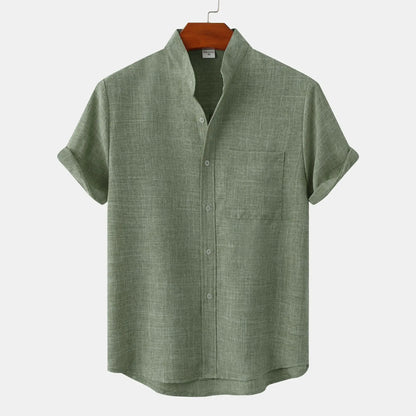 Chemise De Loisirs À Coupe Droite Pour Hommes | Idéale Pour Les Activités Quotidiennes Et La Saison Chaude
