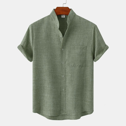 Chemise De Loisirs À Coupe Droite Pour Hommes | Idéale Pour Les Activités Quotidiennes Et La Saison Chaude
