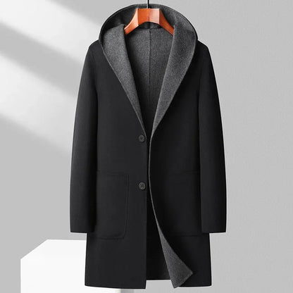 Manteau Réversible avec Poches Zippées pour Homme | Idéal pour La Saison Froide