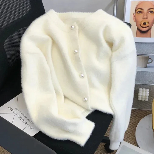Cardigan En Maille Avec Fermeture À Boutons Pour Femmes | Idéal Pour Superposition En Mi-Saison