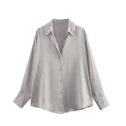 Blouse À Manches Longues Avec Coupe Ajustée Pour Femme | Idéale Pour Usage Quotidien Et Professionnel