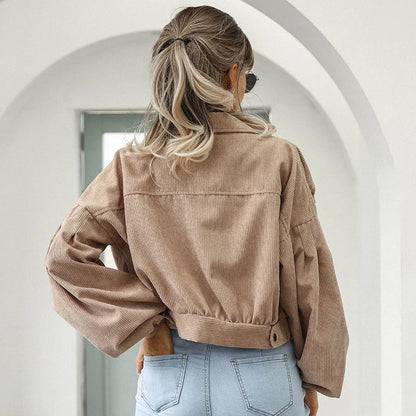 Veste Courte À Col Classique pour Femme | Idéale pour Le Quotidien Et Les Sorties