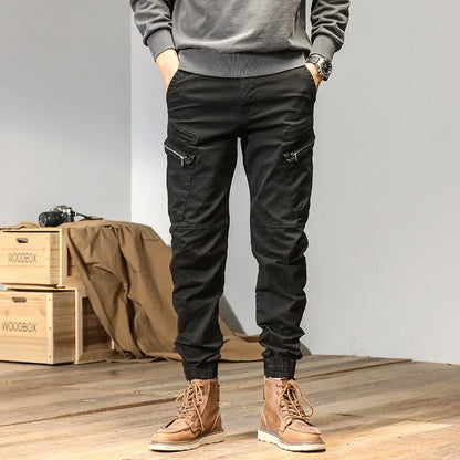 Pantalon Cargo Jogging pour Homme avec Taille Élastique | Idéal pour la Ville et les Activités de Plein Air