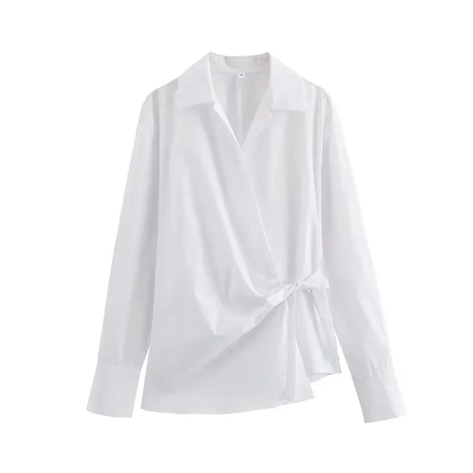 Blouse À Manches Longues Avec Coupe Ajustée Pour Femme | Idéale Pour Usage Quotidien Et Professionnel