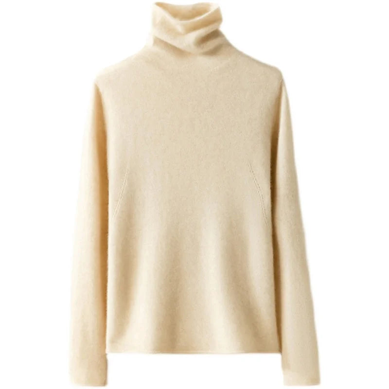 Pull à col roulé pour femmes