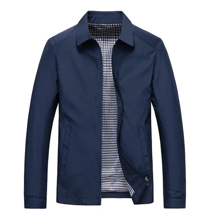 Veste Avec Col Montant Et Fermeture Zippée Pour Homme | Idéal Pour Mi-Saison Et Usage Quotidien