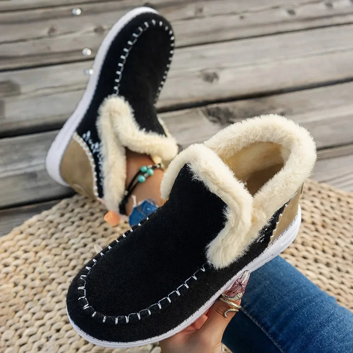 Bottes À Silhouette Décontractée Avec Semelle Plate Pour Femmes | Idéales Pour L’automne Et L’hiver