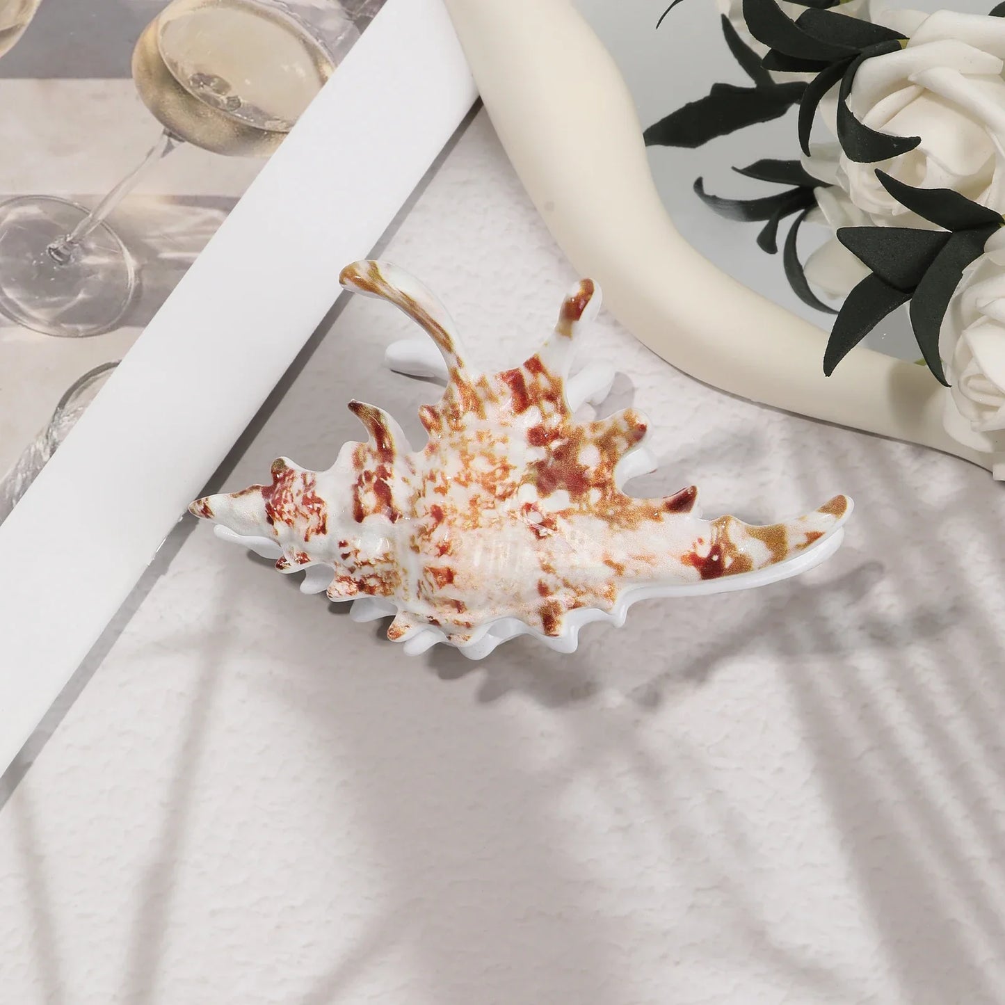 Pince À Cheveux Avec Design Inspiré D’Un Coquillage Pour Femmes | Idéale Pour Les Coiffures D’Été