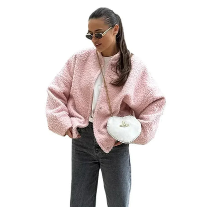 Veste Courte À Manches Longues pour Femmes | Idéale pour L’Automne Et L’Hiver