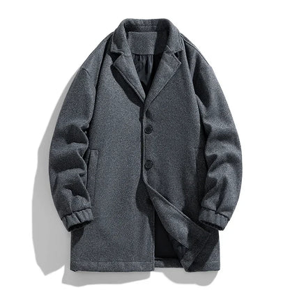 Trench avec Fermeture À Boutons pour Homme | Idéal pour Les Saisons De Transition