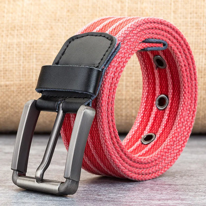 Ceinture En Canvas Avec Boucle Pour Homme | Idéal Pour Tenues Quotidiennes Et Décontractées