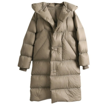 Doudoune Longue avec Capuche pour Femme | Idéale pour l’Hiver
