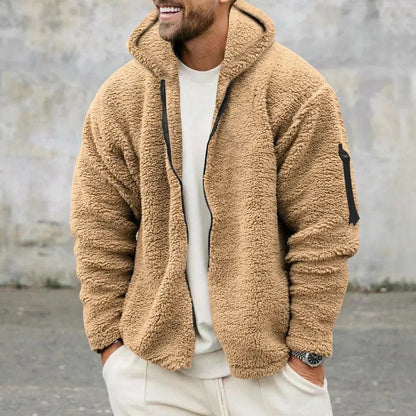Veste Zippée avec Capuche et Poche sur Manche pour Adultes | Idéale pour l’Hiver