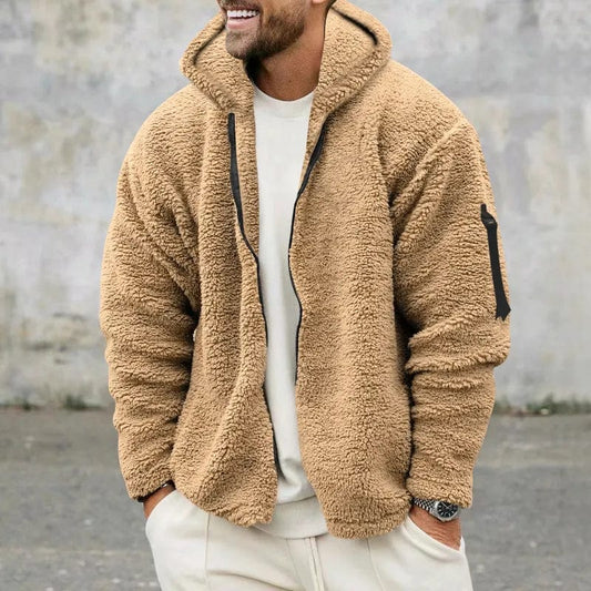 Veste Zippée avec Capuche et Poche sur Manche pour Adultes | Idéale pour l’Hiver
