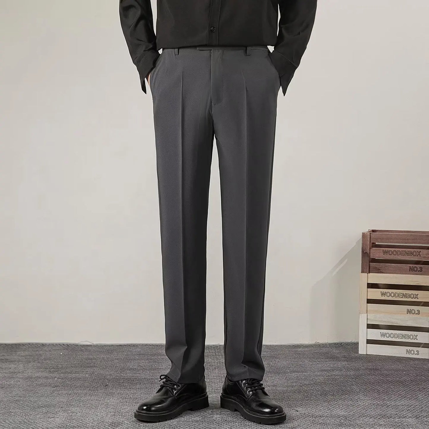 Pantalon Casual à Coupe Slim pour Homme | Idéal pour le Quotidien et le Bureau