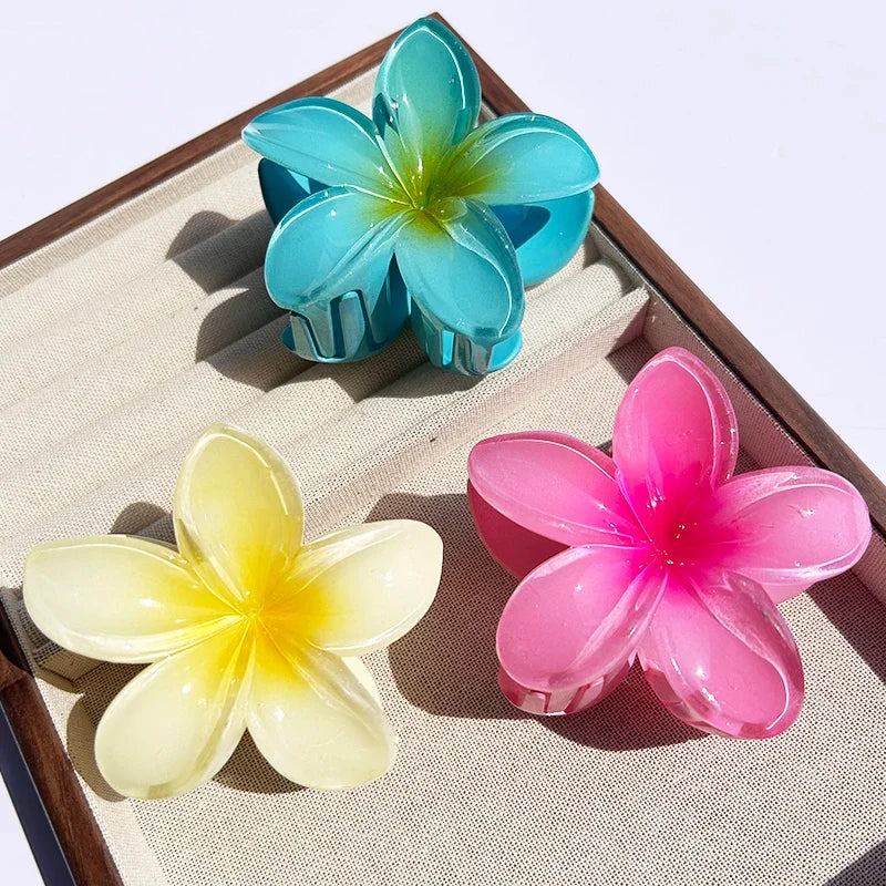 Pince À Cheveux Avec Motif Floral Dégradé Pour Femmes | Idéale Pour Les Coiffures D’Été