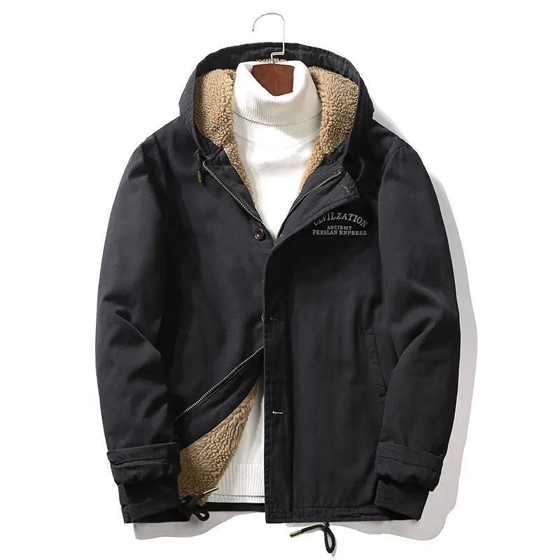Parka Longue avec Capuche et Col Montant pour Hommes | Idéale pour l’Hiver