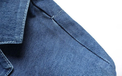 Blazer Pour Homme Avec Aspect Jean | Idéal Pour Usage Quotidien Et Tenue Décontractée