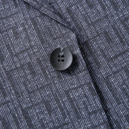 Blazer Pour Homme Avec Motif Géométrique Et Coupe Standard Pour Adulte | Idéal Pour Usage Formel Et Semi-Formel