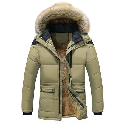 Parka Longue avec Capuche pour Homme | Idéal pour Les Jours Froids