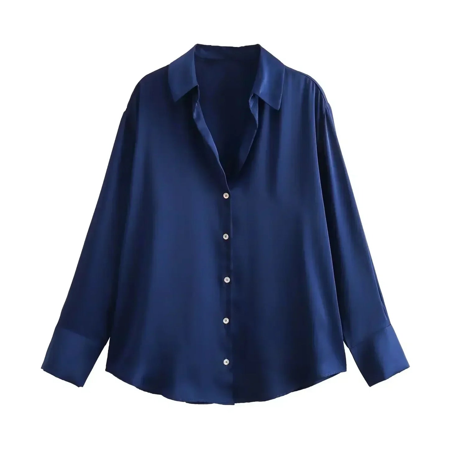 Blouse À Manches Longues Avec Coupe Ajustée Pour Femme | Idéale Pour Usage Quotidien Et Professionnel