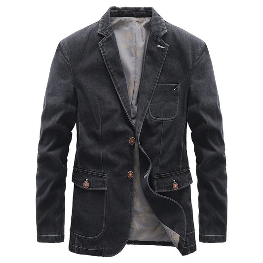 Blazer Pour Homme Avec Coupe Décontractée Et Poches Fonctionnelles Pour Adulte | Idéal Pour Usage Quotidien Et Semi-Formel