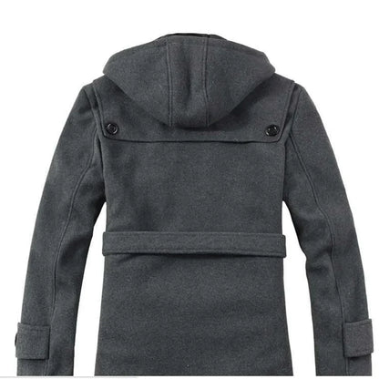 Trenchcoat avec Capuche et Ceinture pour Homme | Adapté à l’Automne et à l’Hiver