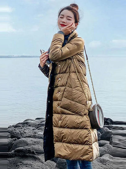 Veste Matelassée Ultra-Légère avec Fermeture Zippée pour Femme | Idéale pour La Saison Fraîche