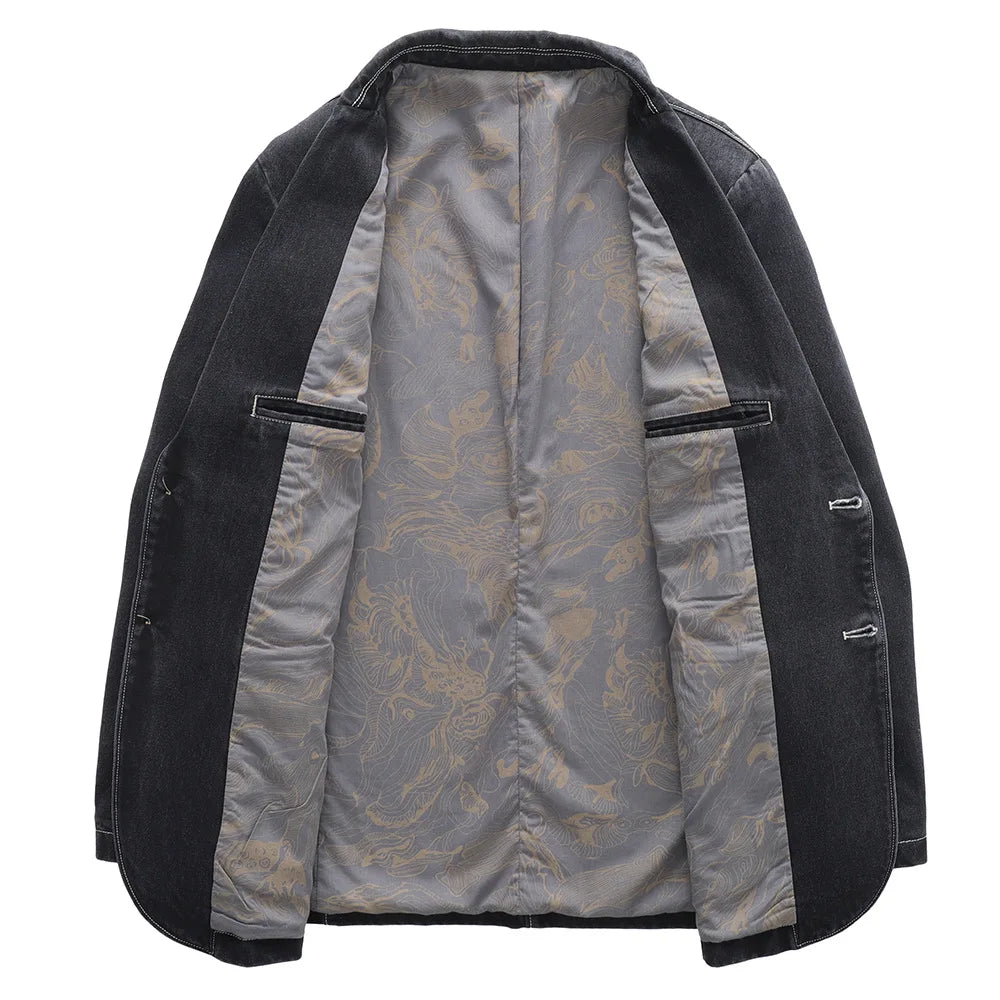 Blazer Pour Homme Avec Coupe Décontractée Et Poches Fonctionnelles Pour Adulte | Idéal Pour Usage Quotidien Et Semi-Formel
