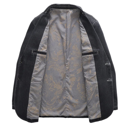 Blazer Pour Homme Avec Coupe Décontractée Et Poches Fonctionnelles Pour Adulte | Idéal Pour Usage Quotidien Et Semi-Formel