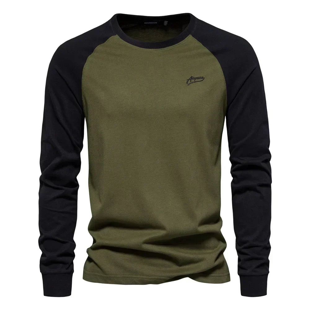 Chemise À Manches Longues Avec Manches Raglan Pour Homme | Idéal Pour Usage Quotidien