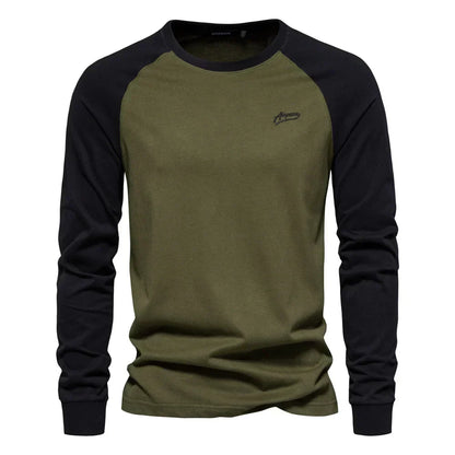 Chemise À Manches Longues Avec Manches Raglan Pour Homme | Idéal Pour Usage Quotidien