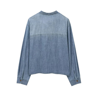 Blouse À Manches Longues Avec Coupe Ajustée Pour Femme | Idéale Pour Usage Quotidien Et Professionnel
