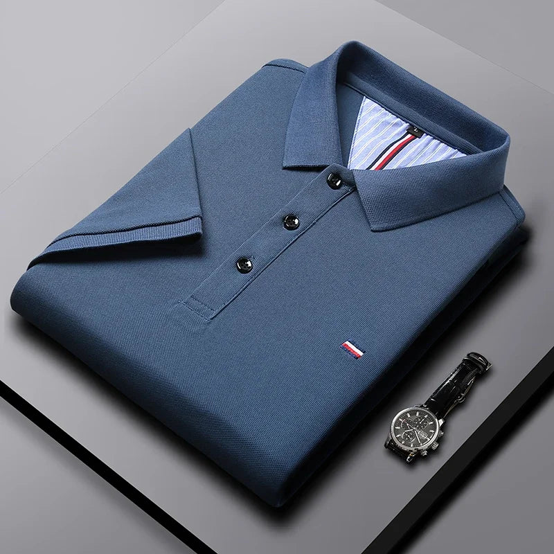 Polo Classique À Manches Courtes Avec Col Boutonné Pour Homme | Idéal Pour Un Usage Quotidien
