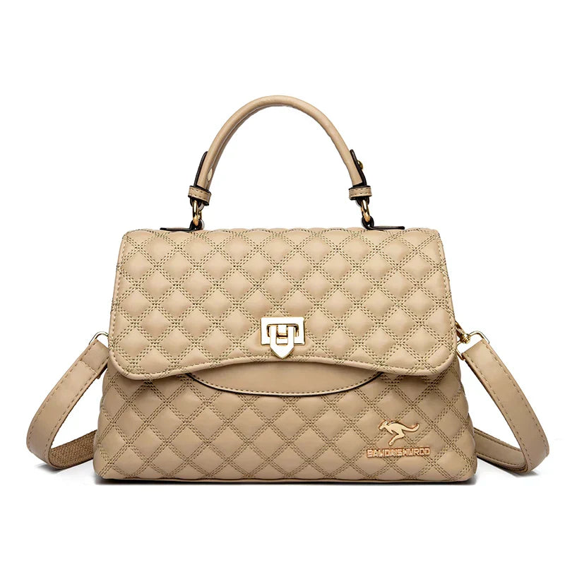 Sac À Main Matelassé Avec Compartiment Intérieur Et Bandoulière Amovible Pour Femme | Idéal Pour Un Usage Quotidien