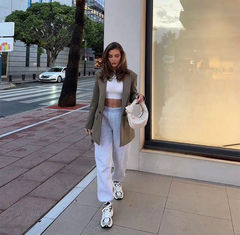 Blazer Oversize Structuré à Revers Classiques pour Femme | Idéal pour le Travail et le Quotidien