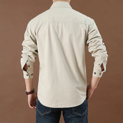 Chemise À Manches Longues avec Coupe Ajustée pour Homme | Idéale pour Un Usage Quotidien