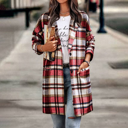 Manteau Mi-Saison à Coupe Droite pour Femme | Idéal pour l’Automne