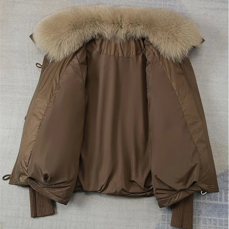 Parka Longue à Col Imitation Fourrure pour Femme | Idéale pour les Journées Froides