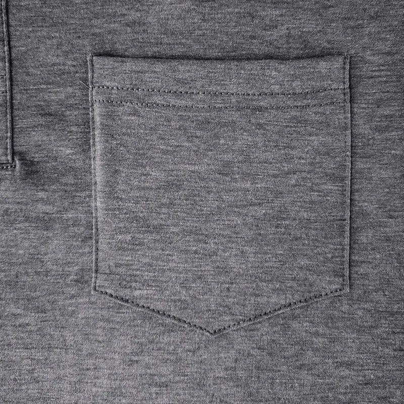Chemise À Manches Longues Avec Col Contrasté Et Poche Poitrine Pour Homme | Idéale Pour Le Quotidien Et Les Occasions Semi-Formelles