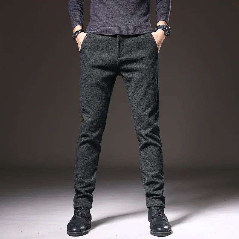Pantalon Slim à Coupe Ajustée avec Poches pour Homme | Idéal pour un Usage Quotidien