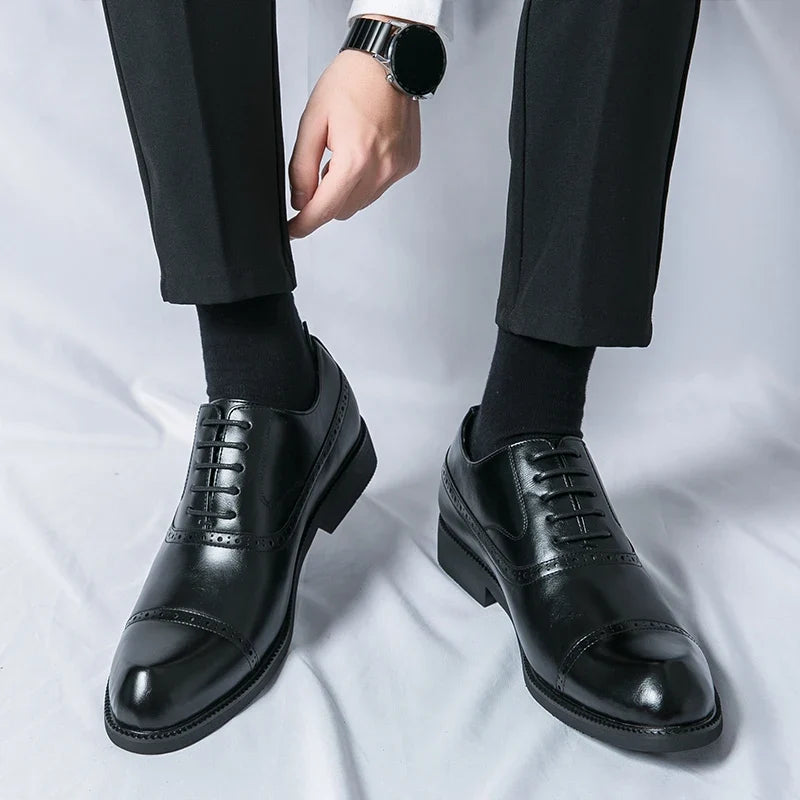 Chaussures de ville à lacets pour hommes