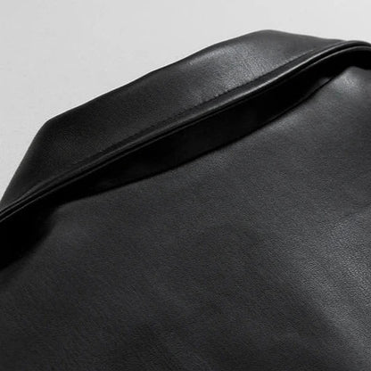 Blouson ample à col chemise pour hommes