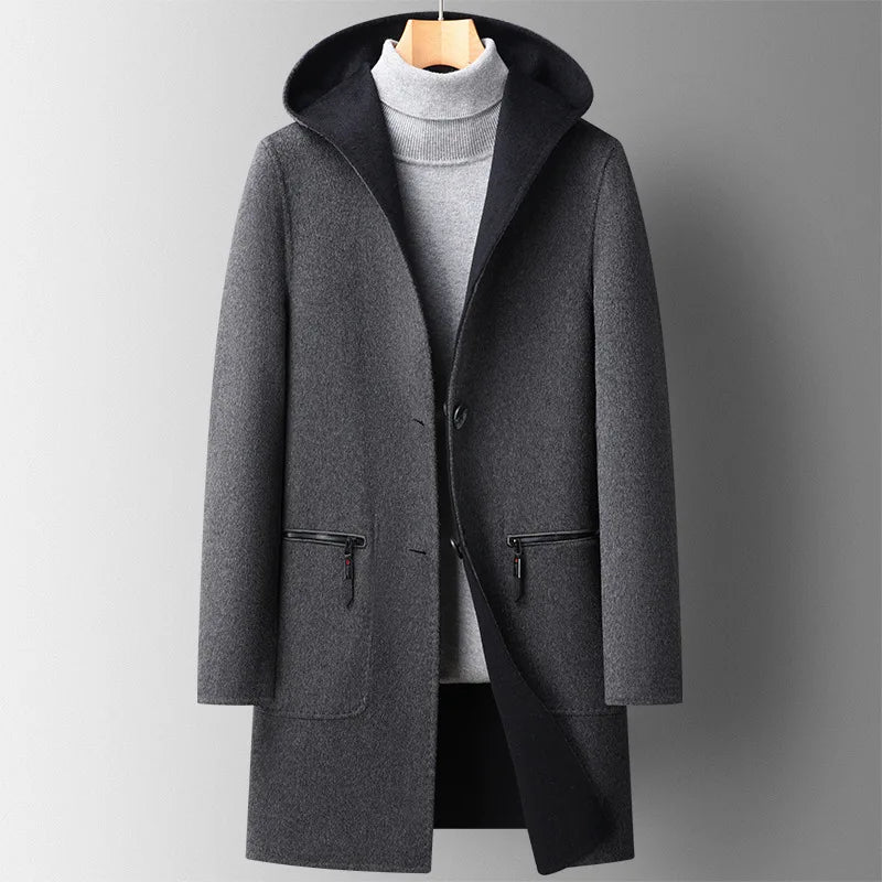 Manteau avec Capuche et Poches pour Homme | Idéal pour l’Hiver
